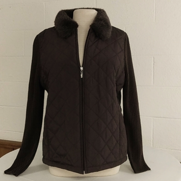 Ladies bydesign brown Jacket,Sz XL - Picture 3 of 6